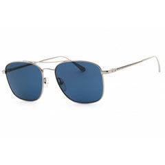 Web Men's Sunglasses - Shiny Light Ruthenium Titanium Full Rim Frame | WE0341 14V