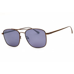 Web Men's Sunglasses - Rectangular Matte Dark Bronze Titanium Frame | WE0341 37A