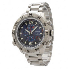 Citizen Men's Watch - Navihawk A.T Analog Blue Dial Steel Bracelet | AT8220-55L
