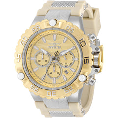 Invicta Men's Watch - Subaqua Poseidon Chronograph Gold and Silver Tone Dial | 48553