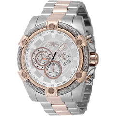 Invicta Men's Watch - Bolt Chrono Two Tone Silver and Rose Gold Tone Bracelet | 48869