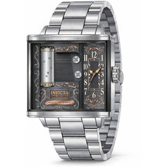 Invicta Men's Watch - Artist Quartz White, Gunmetal, Rose Gold Dial Bracelet | 49475