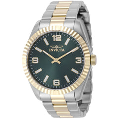 Invicta Men's Watch - Specialty Quartz Green Dial Two Tone Steel Bracelet | 49677