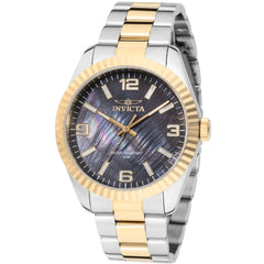 Invicta Men's Watch - Specialty Quartz Black Mother of Pearl Dial Bracelet | 50089