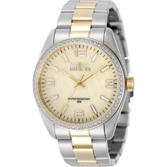 Invicta Women's Watch - Angel Quartz Gold MOP Dial Two Tone Steel Bracelet | 50135