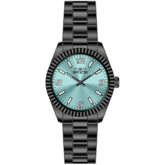 Invicta Men's Watch - Specialty Quartz Tiffany Blue Dial Black Steel Bracelet | 50574