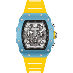 Invicta Men's Watch - Invicta Racing Chronograph Skeleton Dial Yellow Strap | 69694