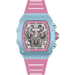 Invicta Men's Watch - Invicta Racing Chronograph Skeleton Dial Pink Strap | 69706