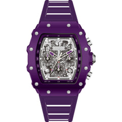 Invicta Men's Watch - Invicta Racing Chronograph Skeleton Dial Purple Strap | 69709