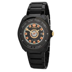 Citizen Men's Watch - Marvel Tony Stark Eco-Drive Black Steel Bracelet | AW1019-52W