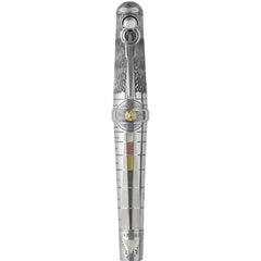Montegrappa Rollerball Pen - Alchemist Air Element Sterling Silver Barrel | ISAKNRSA