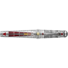 Montegrappa Rollerball Pen - Alchemist Fire Element Sterling Silver Body | ISAKNRSF