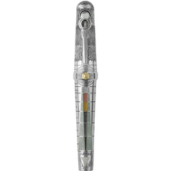 Montegrappa Rollerball Pen - Alchemist Aqua Element Sterling Silver Body | ISAKNRSW