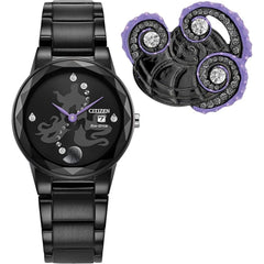 Citizen Women's Watch - Disney Villian Ursula Eco-Drive Black Bracelet | GA1075-68W