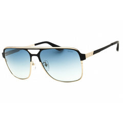 BMW Men's Sunglasses - Gold/Black Titanium Navigator Full Rim Frame | BW0069-H 32P
