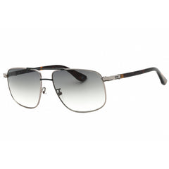 BMW Men's Sunglasses - Shiny Palladium Metal Pilot Shape Full Rim Frame | BW0031 16P