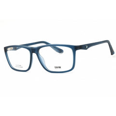 BMW Men's Eyeglasses - Matte Blue Injected Propionate Square Full Rim | BW5004 091