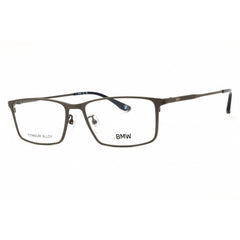 BMW Men's Eyeglasses - Matte Dark Ruthenium Titanium Rectangular Frame | BW5070-H 013