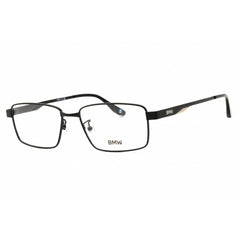 BMW Men's Eyeglasses - Matte Black Metal Rectangular Full Rim Frame | BW5071-H 002