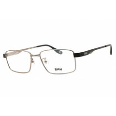 BMW Men's Eyeglasses - Matte Light Ruthenium Metal Rectangular Frame | BW5071-H 015