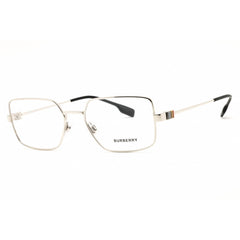 Burberry Men's Eyeglasses - Rectangular Silver Metal Full Rim Frame | 0BE1380 1005