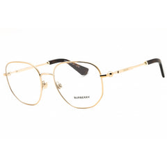 Burberry Women's Eyeglasses - Round Light Gold Metal Full Rim Frame | 0BE1385 1109