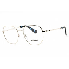 Burberry Women's Eyeglasses - Round Shape Silver Metal Full Rim Frame | 0BE1385 1005