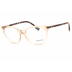 Burberry Women's Eyeglasses - Oval Transparent Peach Acetate Frame | 0BE2389 4088