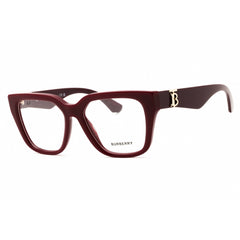 Burberry Women's Eyeglasses - Rectangular Shape Burgundy Full Rim Frame | 0BE2403 4119