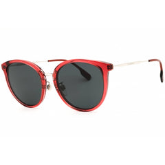 Burberry Women's Sunglasses - Round Transparent Red Acetate Frame | 0BE4289D 378987