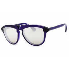 Burberry Unisex Sunglasses - Transparent Dark Blue Acetate Frame | 0BE4417U 41056G