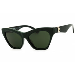 Burberry Women's Sunglasses - Cat Eye Green Plastic Full Rim Frame | 0BE4420U 403871