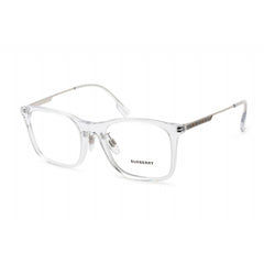 Burberry Men's Eyeglasses - Rectangular Transparent Plastic Frame | BE2343F 3024