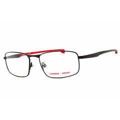 Carrera Men's Eyeglasses - Black Red Metal Rectangular Full Rim | CARDUC 008 0OIT 00