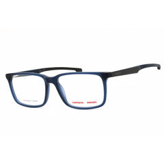 Carrera Men's Eyeglasses - Matte Blue Acetate Rectangular Frame | CARDUC 026 0FLL 00