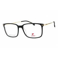 Carrera Men's Eyeglasses - Black/Gold Plastic Square Full Rim | CARRERA 8897 7C5 00