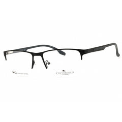 Chesterfield Men's Eyeglasses - Matte Black Metal Rectangular Frame | CH 69XL 0003 00