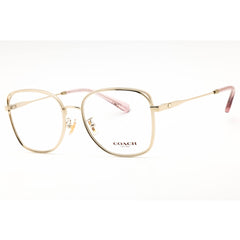 Coach Women's Eyeglasses - Rectangular Shape Pale Gold Metal Frame | 0HC5160D 9005