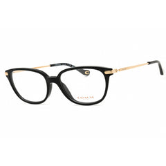 Coach Women's Eyeglasses - Rectangular Black Plastic Full Rim Frame | 0HC6185 5002