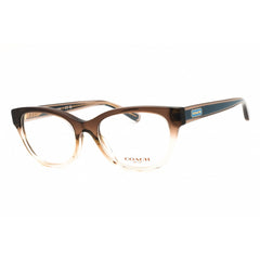 Coach Women's Eyeglasses - Oval Shape Transparent Brown Acetate Frame | 0HC6187 5678