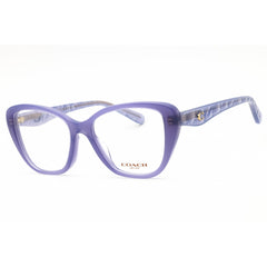 Coach Women's Eyeglasses - Cat Eye Violet Acetate Full Rim Frame | 0HC6255U 5864