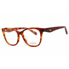 Coach Women's Eyeglasses - Tortoise Caramel Plastic Full Rim Frame | 0HC6256U 5774