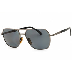 David Beckham Men's Sunglasses - Ruthenium Black Full Rim Frame | DB 1128/G/S 0V81 M9