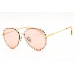 DIFF Eyewear Women's Sunglasses - Gold Metal Full Rim Aviator Frame | SDFLNOX 57250N