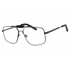 DIFF Eyewear Men's Eyeglasses - Black Metal Full Rim Rectangular Frame | VDFDRTH 0BLA