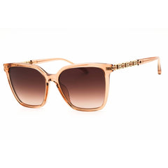Escada Women's Sunglasses - Transparent Light Brown Rectangular Frame | SESD96 0805