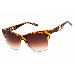 FILA Women's Sunglasses - Havana Acetate Full Rim Cat Eye Shape Frame | SFI184 0HAV