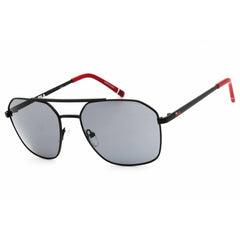 FILA Men's Sunglasses - Matte Black Metal Full Rim Rectangular Frame | SFI278 0531