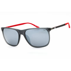 FILA Men's Sunglasses - Grey Acetate Full Rim Rectangular Shape Frame | SFI299V V65P