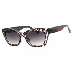 FILA Women's Sunglasses - Black Havana Acetate Full Rim Cat Eye Frame | SFI392 0721